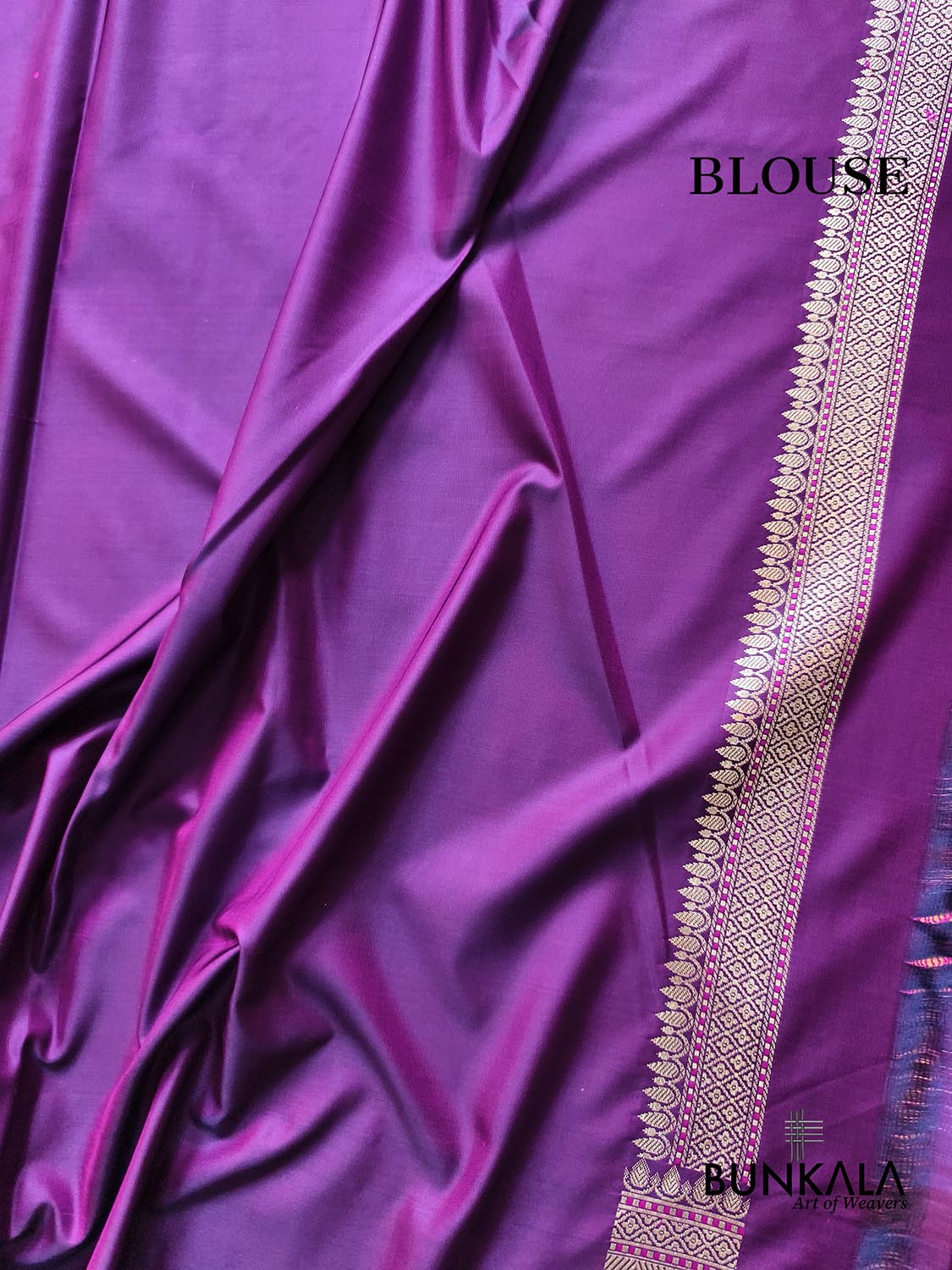 Jamuni Purple Pink Meena Floral Jaal All Over Weaved Banarasi Mashru Silk Saree