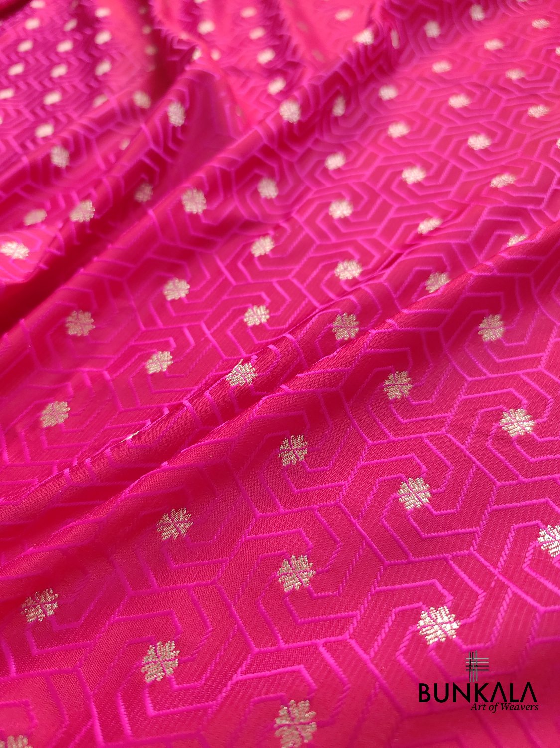 Pink Mashru Silk Banarasi Saree