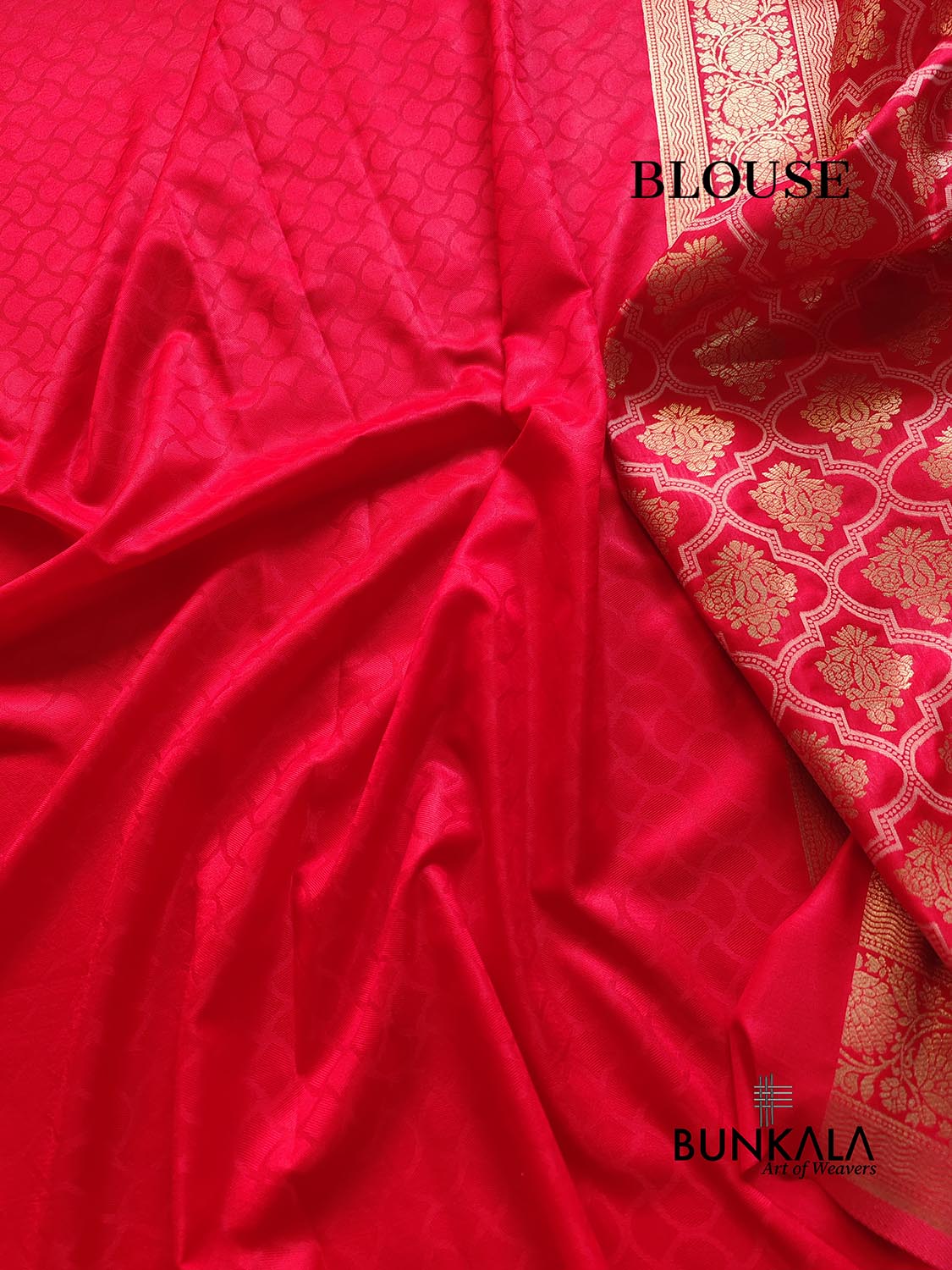 Red Silk Banarasi Saree