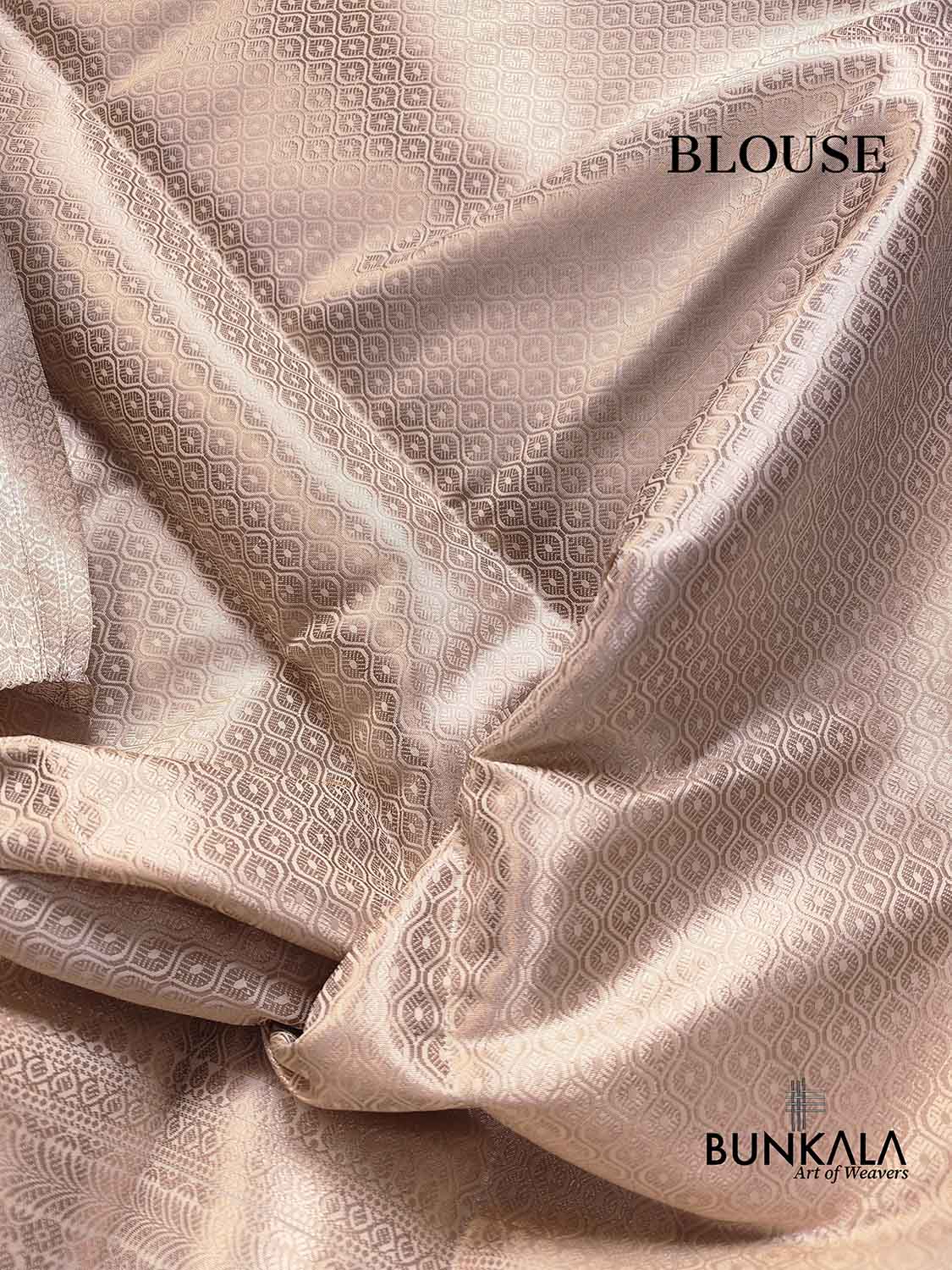 Off White Brocade Weaved Silk Banarasi Saree