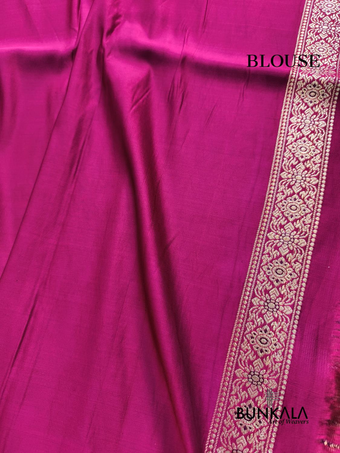 Deep Wine Brocade Weaved Banarasi Mashru Silk Saree