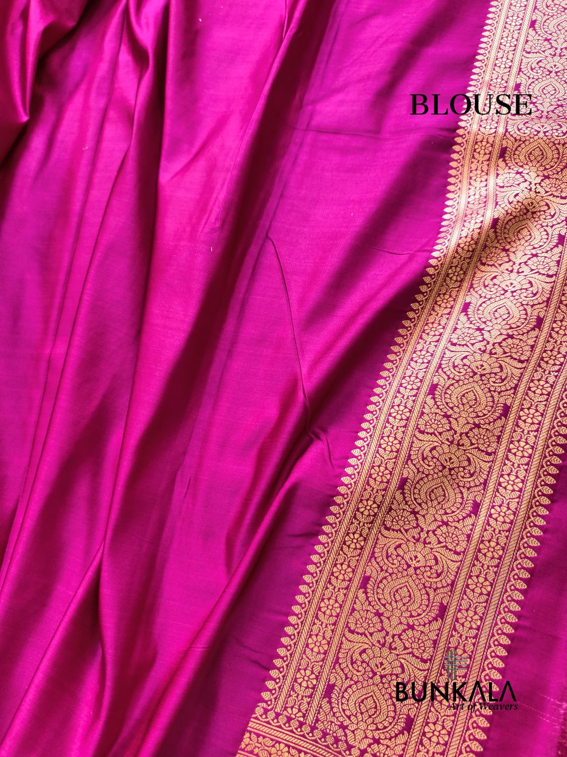 Purple Leaf Buti Banarasi Mashru Soft Silk Saree