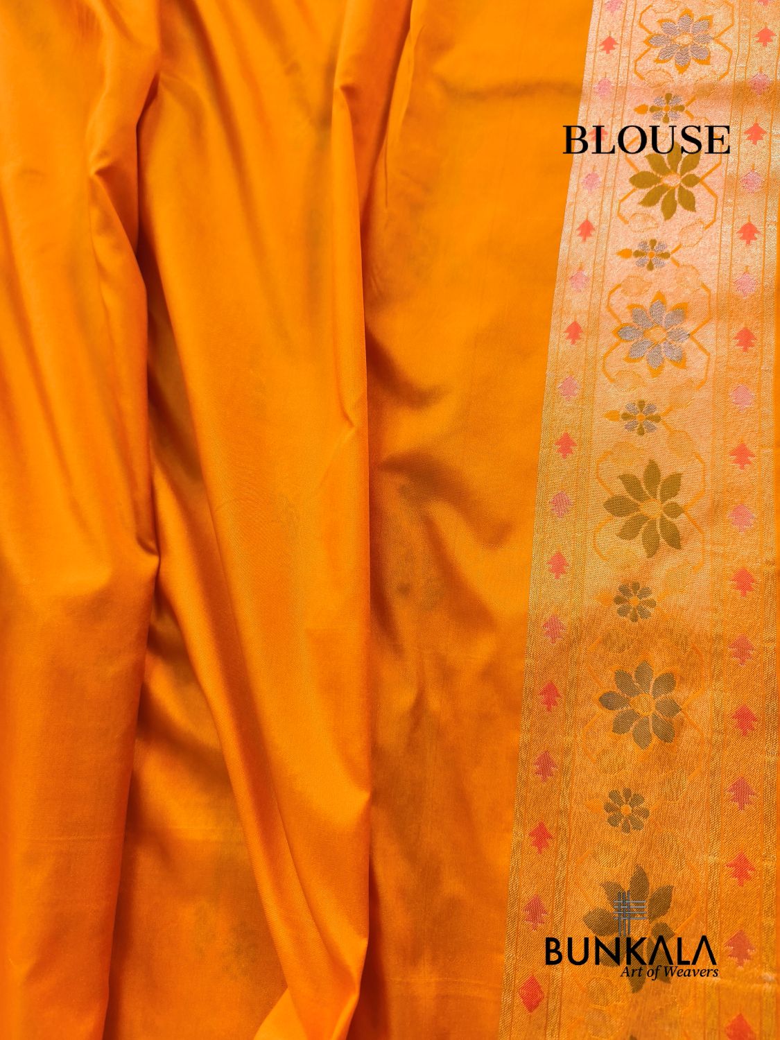 Yellow Ektara Banarasi Jamdani Meenakari Weaved Silk Saree