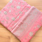 Pink Banarasi Organza Silver Zari Work Floral Design Embroidery Saree