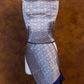 Navy Blue Pure Katan Silk Gold and Silver Zari Brocade Hand Weaved Banarasi Dupatta