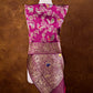 Purple Shikargha Ektara Kadwa Handweaved Banarasi Pure Katan Silk Dupatta