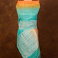 Multicolor Shaded Plain Silver Zari Handloom Banarasi Pure Tussar Silk Dupatta