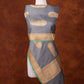 Grey Pure Katan Silk Kadwa Hand Weaved Allover Big Paisley Buta Design Banarasi Dupatta