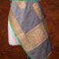 Grey Pure Katan Silk Kadwa Hand Weaved Allover Big Paisley Buta Design Banarasi Dupatta