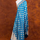 Blue Pure Katan Silk Handloom Allover Buti Banarasi Dupatta