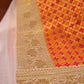 Dyeable Pure Georgette Handloom Geometric Design Meenakari Banarasi Dupatta