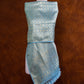Sky Blue Mashru Silk Brocade Weaved Banarasi Dupatta