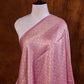 Pink Mashru Silk Brocade Weaved Banarasi Dupatta