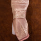 Peach Pink Mashru Silk Brocade Weaved Banarasi Dupatta