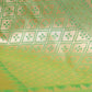 Green Double Shaded Floral Jaal Meenakari Handloom Banarasi Pure Katan Silk Dupatta