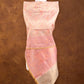 Golden and Pink Resham Floral Design Handloom Banarasi Pure Tissue Silk Dupatta