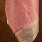 Golden and Pink Resham Floral Design Handloom Banarasi Pure Tissue Silk Dupatta