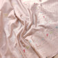 Pastel Grey Pure Katan Silk Double Tana Kadwa Handweaved Silver Zari Meenakari Banarasi Saree