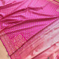 Pink Real Zari Banarasi Pure Katan Silk Kadwa Handloom Saree