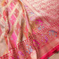 Multicolor Rangkat Kadwa Banarasi Pure Katan Silk Handloom Saree