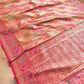 Multicolor Rangkat Kadwa Banarasi Pure Katan Silk Handloom Saree
