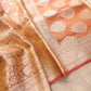 Pink Shot Allover Floral Tanchui Handloom Banarasi Tissue Silk Saree