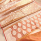 Pink Shot Allover Floral Tanchui Handloom Banarasi Tissue Silk Saree