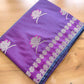 Purple Leaf Buta Weaved Banarasi Mashru Silk Saree