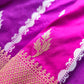 Purple & Pink Rangkat Stripe Buti Sona Rupa Kadwa Weaved Banarasi Pure Katan Silk Saree