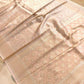 Pastel Peach Geometric Pattern Sona Rupa Banarasi Silk Saree