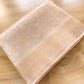 Pastel Peach Geometric Pattern Sona Rupa Banarasi Silk Saree