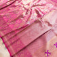 Rani Pink Brocade Jamewar Design Banarasi Silk Saree