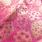 Rani Pink Brocade Jamewar Design Banarasi Silk Saree