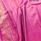 Rani Pink Brocade Jamewar Design Banarasi Silk Saree