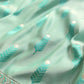 Sea Blue Mashru Silk Jamewar Leaf Buti Design Weaved Banarasi Saree