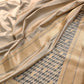 Grey Mashru Silk Banarasi Saree
