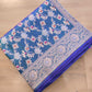 Blue and Green Two Tone Pure Katan Silk Sona Rupa Floral Jaal Design Meenakari Handwoven Banarasi Saree