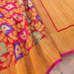 Red Floral Jaal Meenakari Handloom Banarasi Organza Saree