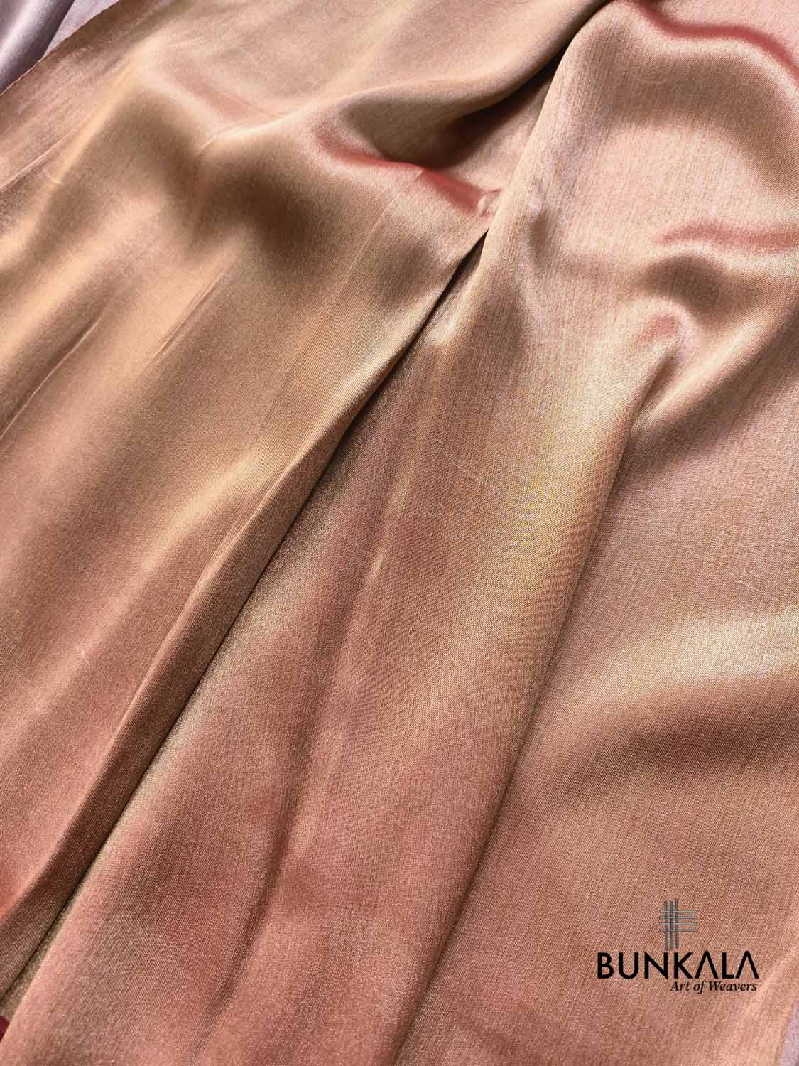 Maroon Red Plain Banarasi Resham Silk Saree