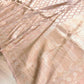 Pastel Peach Geometric Design Sona Rupa Banarasi Organza Silk Saree