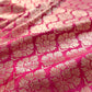Dark Rani Pink Mashru Silk Banarasi Saree