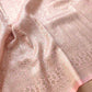 Light Baby Pink Mashru Silk Banarasi Saree