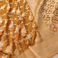 Mustard Cheeku Georgette Sona Zari Jaal Design Banarasi Saree