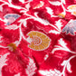Red Meenakari Silver Zari Jaal Handloom Banarasi Pure Georgette Saree