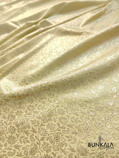 Pista Green Mashru Silk Banarasi Saree