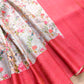 Red Digital Floral Printed Tanchui Banarasi Silk Saree