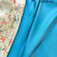 Blue Digital Floral Printed Tanchui Banarasi Silk Saree