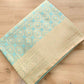 Light Blue Mashru Silk Banarasi Saree