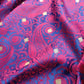 Blue and Purple Heritage Paisley Design Mashru Silk Jamewar Weaved Banarasi Saree