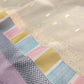 Pastel Multi Kadwa Handweaved Banarasi Pure Organza Silk Saree